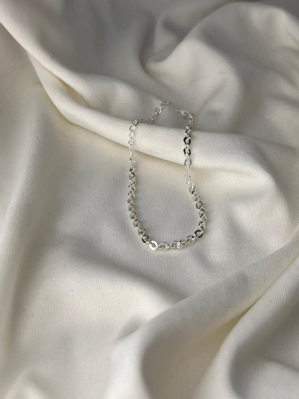 Pulseira Cadeado Prata- Basic